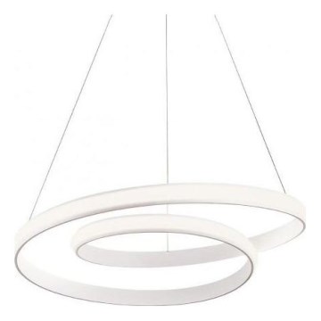 Redo 01-1888 - LED Stmívatelný lustr na lanku TORSION LED/29W/230V 4000K pr. 55 cm bílá
