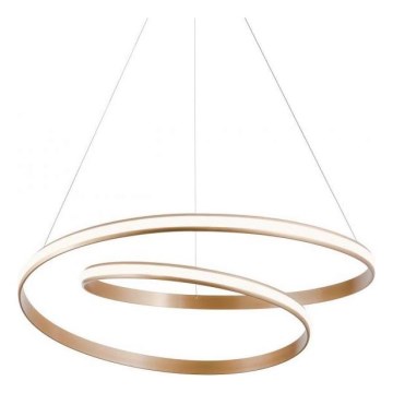 Redo 01-1891 - LED Stmívatelný lustr na lanku TORSION LED/35W/230V 4000K pr. 75 cm bronzová