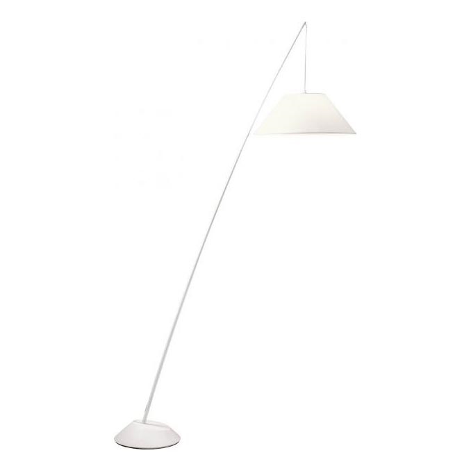 Redo 01-1988 - Stojací lampa FISHER 1xE27/42W/230V bílá