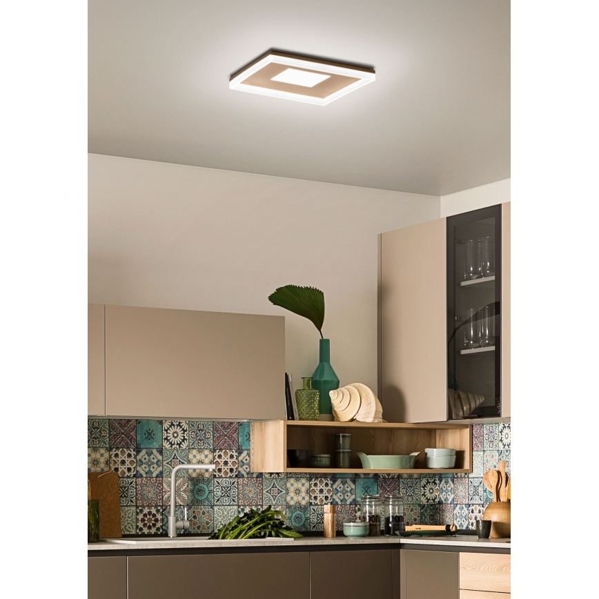 Redo 01-2000 - LED Stmívatelné stropní svítidlo MAYA LED/55W/230V 51x51 cm zlatá