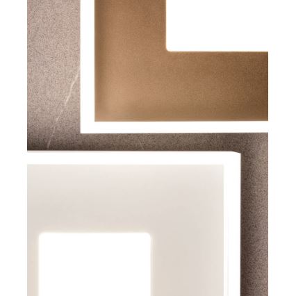 Redo 01-2000 - LED Stmívatelné stropní svítidlo MAYA LED/55W/230V 51x51 cm zlatá