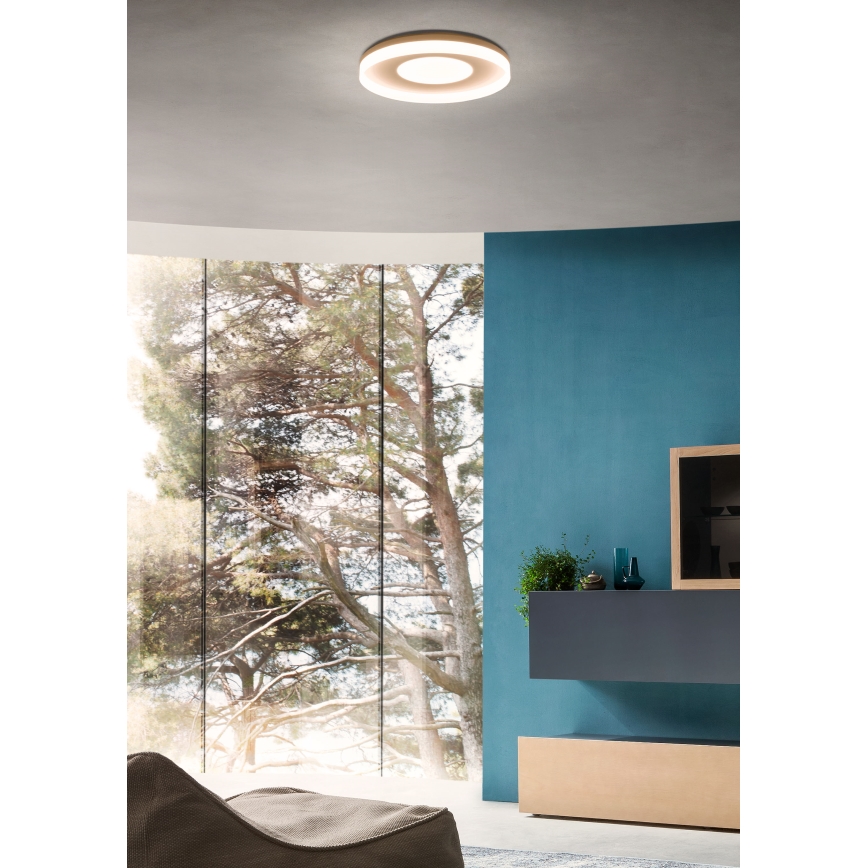 Redo 01-2004 - LED Stmívatelné stropní svítidlo MAYA LED/75W/230V pr. 60 cm zlatá