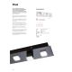 Redo 01-2017 - LED Stropní svítidlo PIXEL LED/48W/230V 3000K 45x45 cm černá