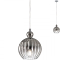 Redo 01-2063 - Lustr na lanku PLUMEN 1x/E14/40W/230V pr. 15 cm šedá