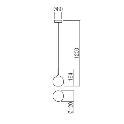 Redo 01-2081 - Lustr na lanku KIWI 1xG9/40W/230V pr. 12 cm lesklý chrom/bílá