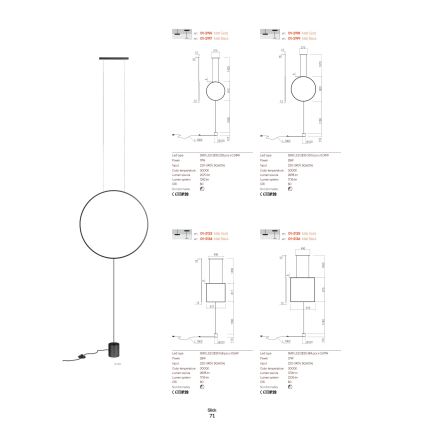 Redo 01-2134 - LED Stojací lampa SLICK LED/28W/230V černá