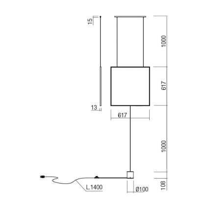 Redo 01-2134 - LED Stojací lampa SLICK LED/28W/230V černá