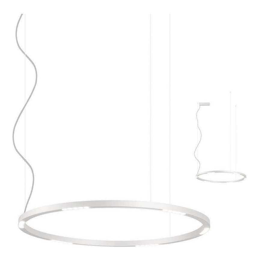 Redo 01-2205 - LED Lustr na lanku UNION LED/50W/230V CRI 90 3000K pr. 90 cm bílá