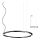 Redo 01-2207 - LED Lustr na lanku UNION LED/50W/230V CRI 90 3000K pr. 90 cm černá