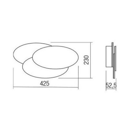 Redo 01-2297 - LED Nástěnné svítidlo GAMER LED/36W/230V bílá