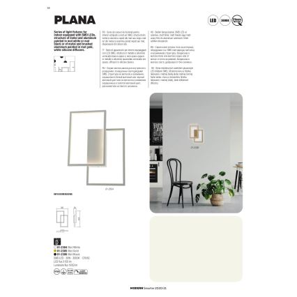 Redo 01-2316 - LED Stmívatelný lustr na lanku PLANA LED/80W/230V bílá