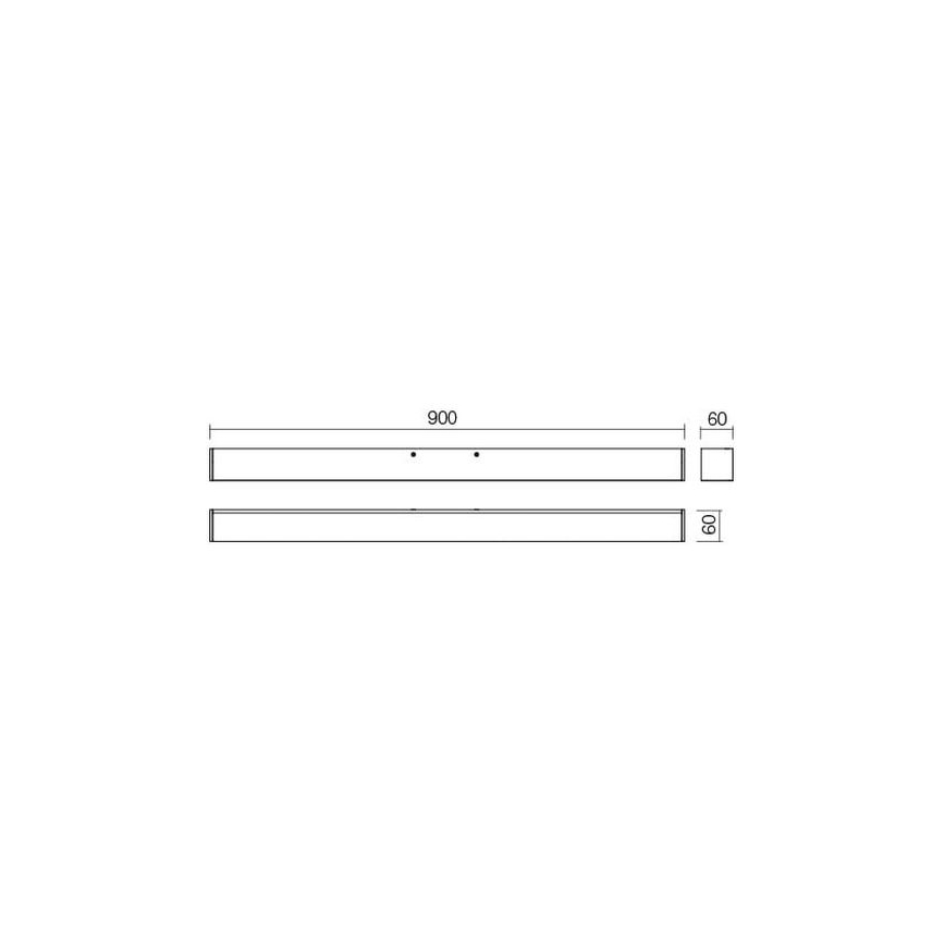 Redo 01-2328 - LED Koupelnové osvětlení zrcadla THELA LED/25W/230V 90 cm CRI 90 IP44
