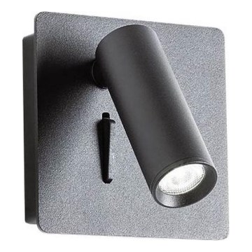 Redo 01-2340 - LED Nástěnné bodové svítidlo TOMIX LED/3,2W/230V černá