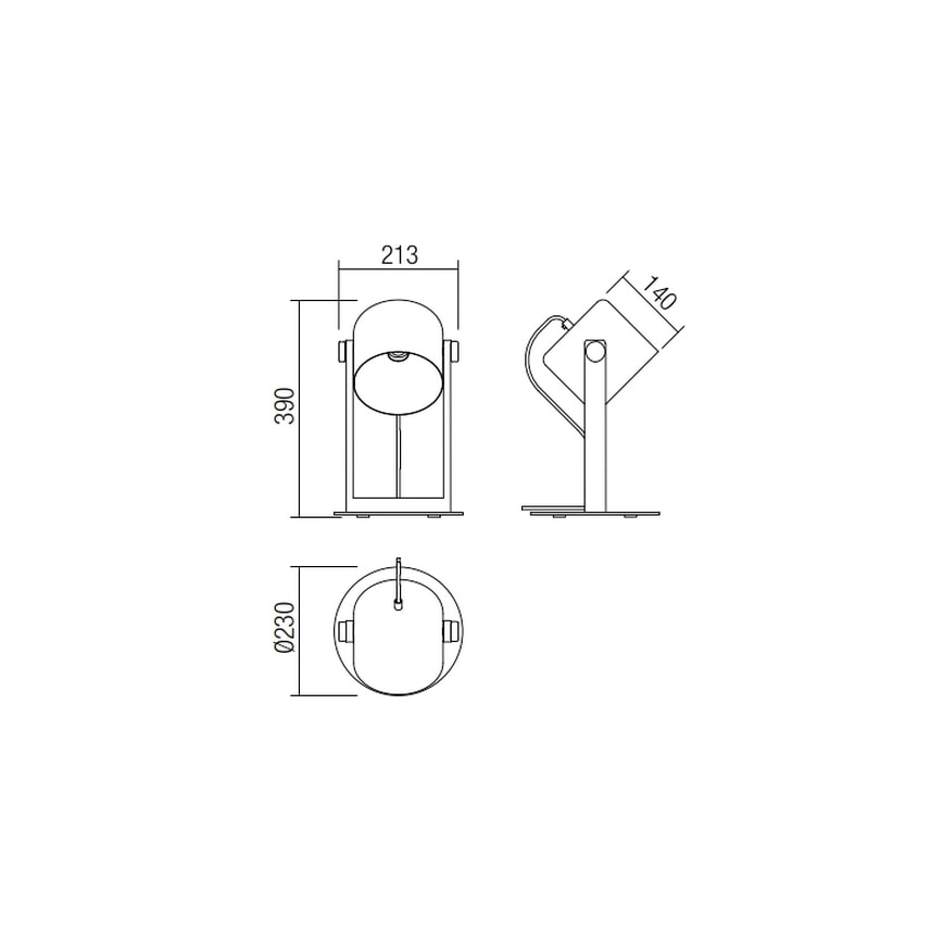 Redo 01-2404 - Stolní lampa POOH 1xE27/42W/230V buk