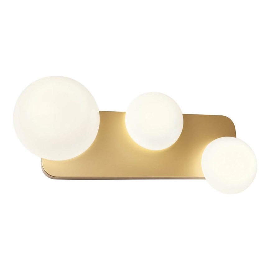 Redo 01-2472 - Nástěnné svítidlo LUMIEN 3xG9/10W/230V zlatá/bílá
