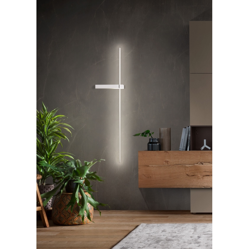Redo 01-2479 - LED Nástěnné svítidlo TANGENT LED/14W/230V bílá