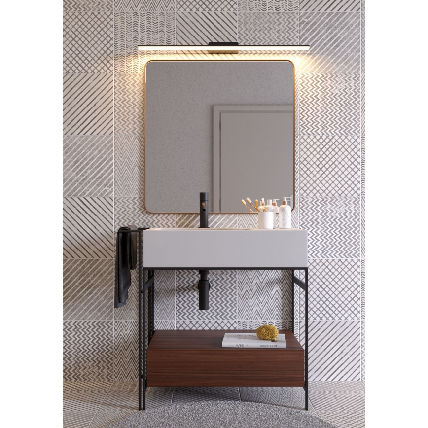 Redo 01-2512 - LED Koupelnové osvětlení zrcadla BARRIO LED/34,32W/230V 120 cm CRI 90 IP44 černá