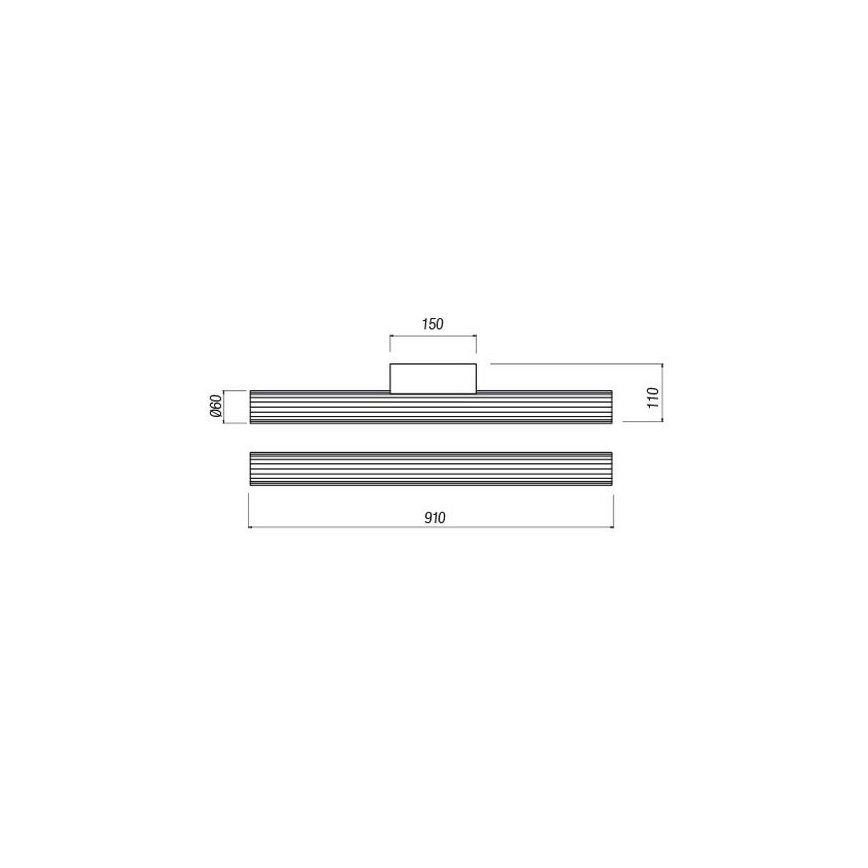 Redo 01-2592 - LED Koupelnové osvětlení zrcadla RIGAL LED/18W/230V 3000K 91 cm CRI 90 IP44 lesklý chrom/bílá