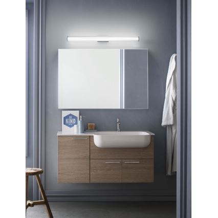 Redo 01-2593 - LED Koupelnové osvětlení zrcadla RIGAL LED/18W/230V 4000K 91 cm CRI 90 IP44 lesklý chrom/bílá