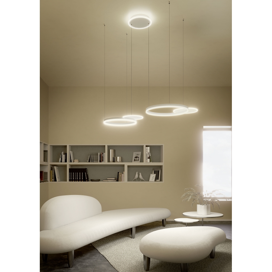 Redo 01-2608 - LED Stmívatelný lustr na lanku SIGUA LED/114W/230V CRI 90 bílá