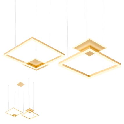 Redo 01-2615 - LED Stmívatelný lustr na lanku SIGUA LED/137W/230V CRI 90 zlatá