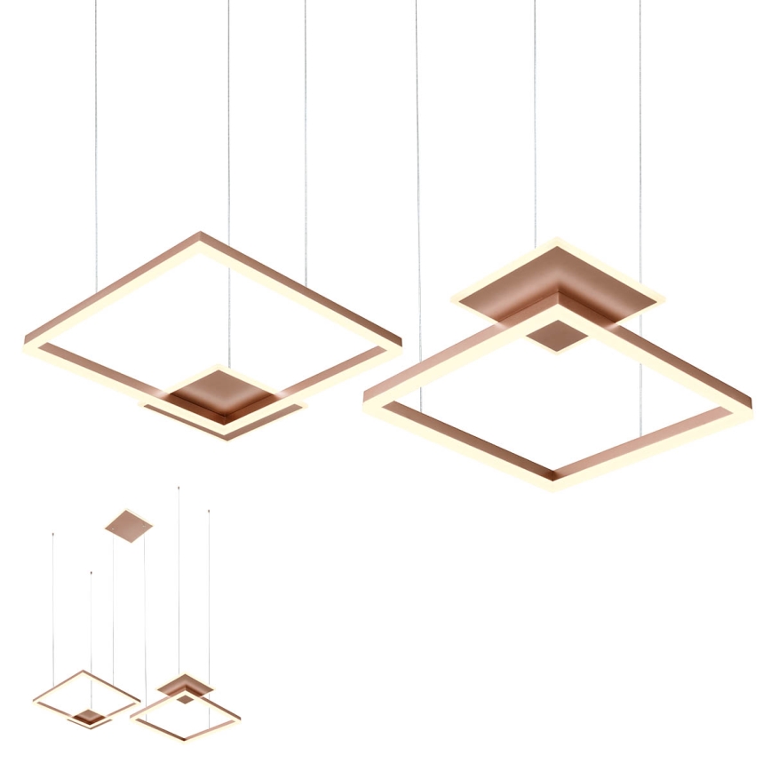 Redo 01-2616 - LED Stmívatelný lustr na lanku SIGUA LED/137W/230V CRI 90 hnědá