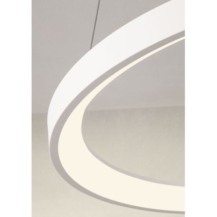 Redo 01-2675 - LED Stmívatelný lustr na lanku ICONIC LED/60W/230V pr. 78 cm bílá