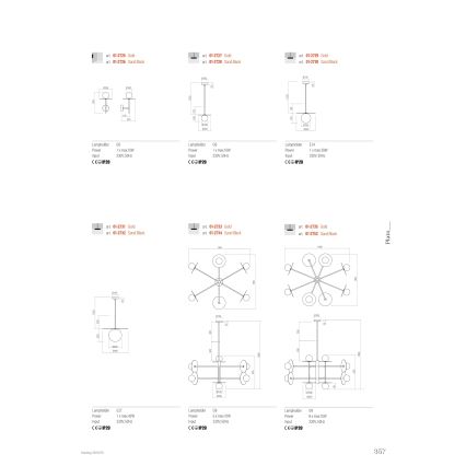 Redo 01-2726 - Nástěnná lampa PLATO 1xG9/10W/230V černá