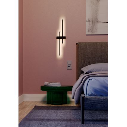 Redo 01-2747 - LED Nástěnné svítidlo TANGENT LED/13W/230V CRI 90 černá