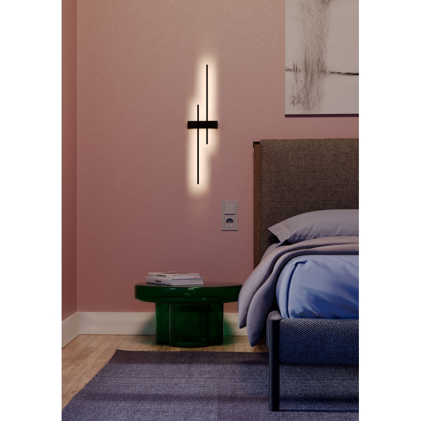 Redo 01-2747 - LED Nástěnné svítidlo TANGENT LED/13W/230V CRI 90 černá