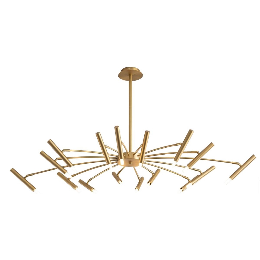 Redo 01-2776 - Lustr na tyči RAYEN 16xG9/10W/230V bronz