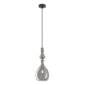 Redo 01-2938 - Lustr na lanku AMBIX 1xE27/42W/230V pr. 18 cm šedá