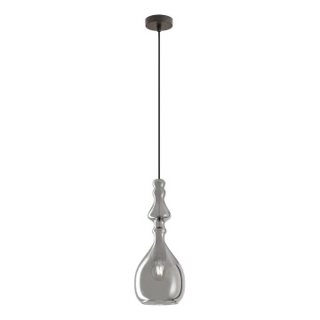 Redo 01-2938 - Lustr na lanku AMBIX 1xE27/42W/230V pr. 18 cm šedá