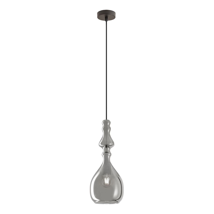Redo 01-2938 - Lustr na lanku AMBIX 1xE27/42W/230V pr. 18 cm šedá
