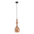 Redo 01-2939 - Lustr na lanku AMBIX 1xE27/42W/230V pr. 18 cm měděná