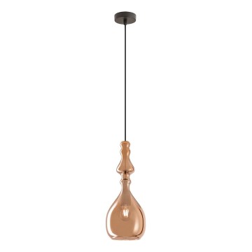 Redo 01-2939 - Lustr na lanku AMBIX 1xE27/42W/230V pr. 18 cm měděná