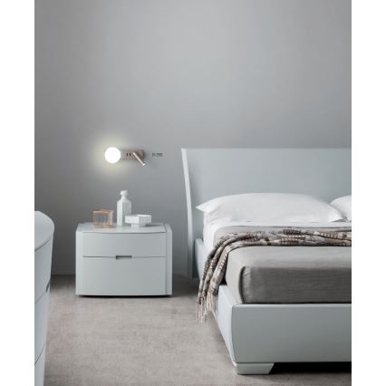 Redo 01-2993 - LED Nástěnné svítidlo OASIS LED/3W/230V + 1xG9/10W USB CRI 90 lesklý chrom