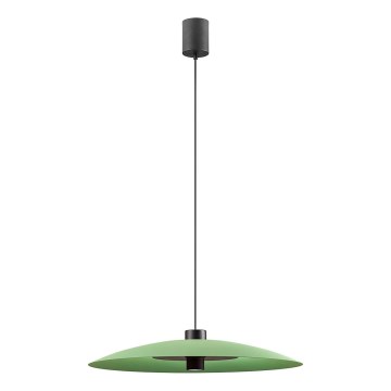 Redo 01-3019 - LED Lustr na lanku LARS LED/14W/230V + LED/10W pr. 60 cm CRI 90 zelená