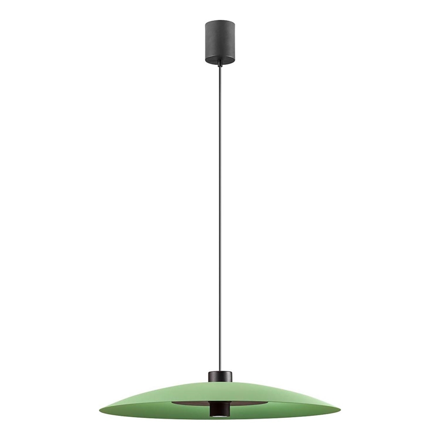 Redo 01-3019 - LED Lustr na lanku LARS LED/14W/230V + LED/10W pr. 60 cm CRI 90 zelená