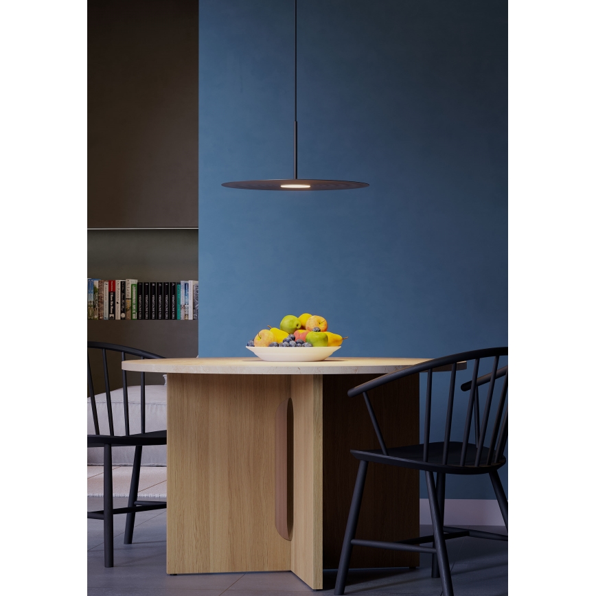 Redo 01-3047 - LED Lustr na lanku LAKE LED/13W/230V CRI 90 pr. 50 cm černá