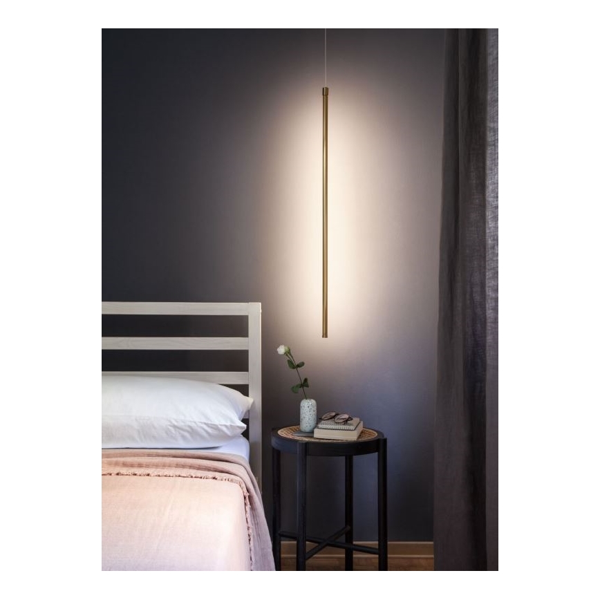 Redo 01-3115 - LED Lustr na lanku TABOO LED/9W/230V mosaz