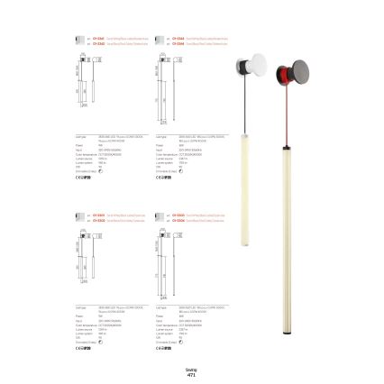 Redo 01-3304 - LED Stmívatelná nástěnná lampa SWING LED/16W/230V 3000/4000K CRI 90 černá