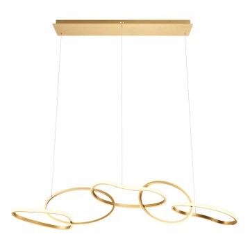 Redo 01-3392 - LED Stmívatelný lustr na lanku BIAS LED/120W/230V 3000/4500/6500K CRI 90 zlatá