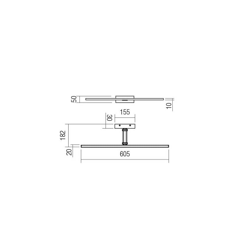 Redo 01-3462 - LED Obrazové svítidlo LINEAR LED/8W/230V 60,5 cm CRI 92 bílá