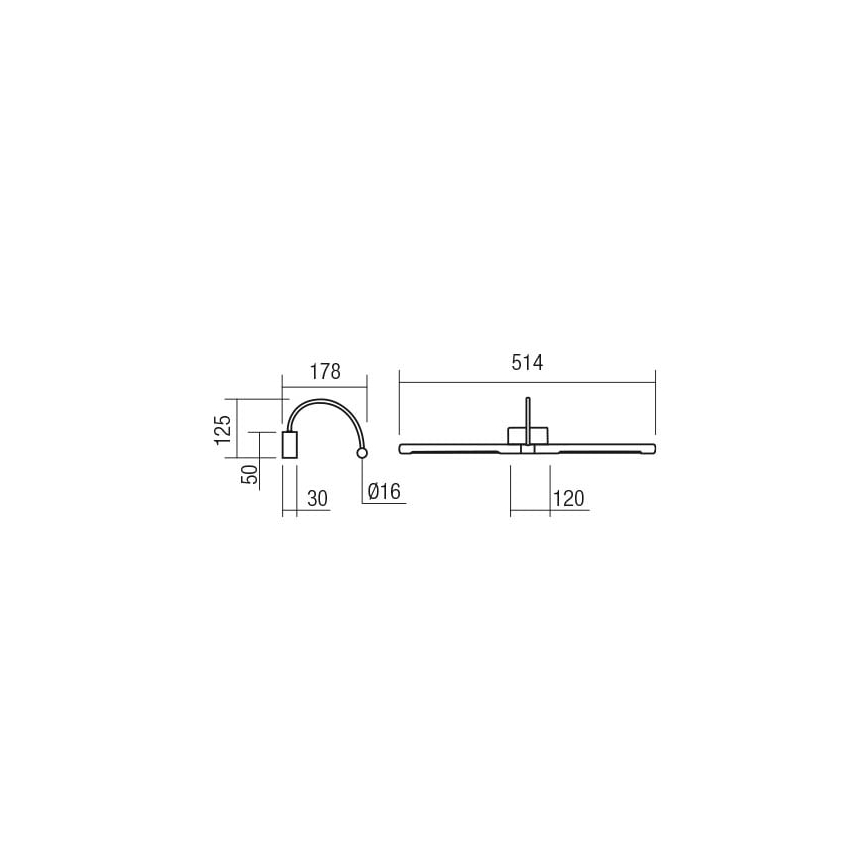 Redo 01-3466 - LED Obrazové svítidlo KENDO LED/11W/230V 51,4 cm CRI 92 bílá