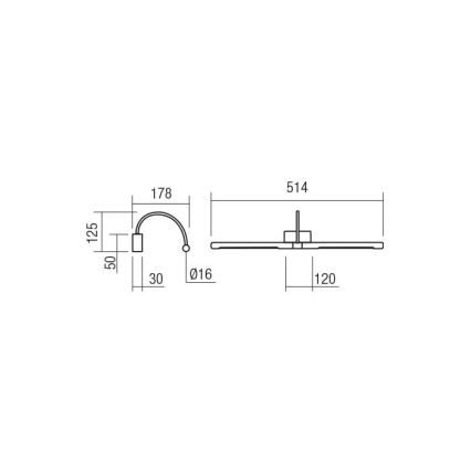 Redo 01-3467 - LED Obrazové svítidlo KENDO LED/11W/230V 51,4 cm CRI 92 černá