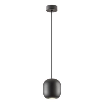 Redo 01-3477 - Lustr na lanku BOOM 1xGU10/10W/230V pr. 12 cm černá