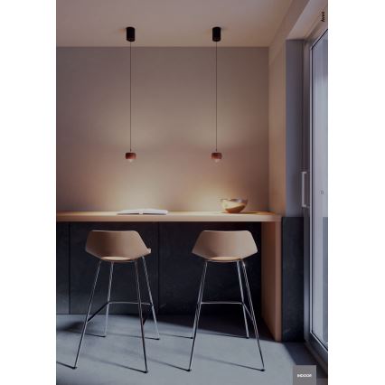 Redo 01-3547 - LED Lustr na lanku AVES LED/12W/230V pr. 9,6 cm CRI 90 zlatá