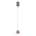 Redo 01-3548 - LED Lustr na lanku AVES LED/12W/230V pr. 9,6 cm CRI 90 měď