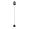 Redo 01-3550 - LED Lustr na lanku AVES LED/12W/230V pr. 9,6 cm CRI 90 černá
